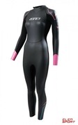 Pianka triathlonowa Zone3 Aspect do pływania stylem klasycznym czarno różowa Zone3