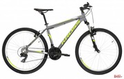 Rower MTB Kross Hexagon Grafitowy Limonkowy Biały Kross