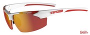 Okulary Rowerowe Tifosi Track White/Red (1 Szkło Smoke Red 15,4% Transmisja Światła) Tifosi