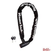 Zapięcie Rowerowe Masterlock Quantum 8391 Łańcuch 8mm 40mm 90cm Kluczyk Czarne Masterlock