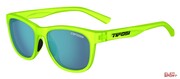 Okulary Rowerowe Tifosi Swank Satin Electric Green (1 Szkło Smoke Bright Blue 11,2% Transmisja Światła) Tifosi