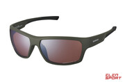 Okulary Rowerowe Shimano Pulsar Ridescape CE-PLSR2 wysoki kontrast Brązowo-Zielony Shimano