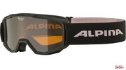 Gogle Narciarskie Alpina Junior Piney Black-Rose Szkło Orange S2 Alpina
