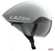 Kask Rowerowy Czasowy Lazer Victor KinetiCore White Silver Lazer