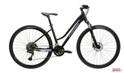 Rower Crossowy Kross Evado 7.0 Damski Czarny/Fioletowy Połysk Kross