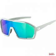 Okulary Rowerowe Alpina Bonfire Q-Lite Kolor Smoke-Grey Matt Szkło Green Mirror Cat.3 Hydrophobic, Fogstop Alpina