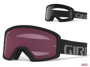 Gogle Rowerowe Giro Blok Mtb Black Grey (Szyba Czerwona Lustrzana Vivid-Carl Zeiss Trail + Szyba Przeźroczysta 99% S0) Giro