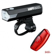 Zestaw lampek rowerowych Cateye AMPP 800 HL-EL088RC / Kinetic X2 TL-LD710K CatEye