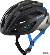Kask Rowerowy Alpina Valparola Black-Silver-Blue 58-63 Alpina