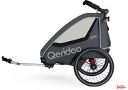 Przyczepka Rowerowa dla Dziecka Qeridoo Qupa 1 Grey Qeridoo