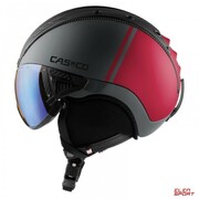 Kask Narciarski Casco SP-2 Visor Photomatic Arsenic grey-red Casco