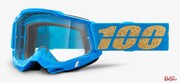 Gogle Rowerowe 100% Accuri 2 Waterloo (Szyba Przezroczysta Anti-Fog, LT 88%-92%) 100%