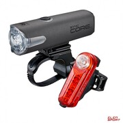 Zestaw lampek rowerowych Cateye Sync Core HL-NW100RC / TL-NW100K SYNC KINETIC CatEye