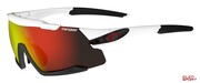 Okulary Rowerowe Tifosi Aethon Clarion White/black (3Szkła 14,5% Transmisja Światła Clarion Red, 41,4% Ac Red, 95,6% Clear) Tifosi