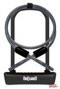 Zapięcie Rowerowe Onguard Neon 8154Bl U-Lock - 115mm 230mm - Uchwyt + 2 X Klucze + Linka 10mm 120cm Czarne Onguard