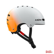 Kask Rowerowy Lazer One+ silver orange Lazer