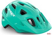 Kask Rowerowy Met Eldar Turkusowy Połysk Unismall 52-57cm Met