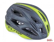 Kask Rowerowy Author FLOW X9 czarno-żółty(fluo) Author