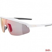 Okulary Alpina Turbo Pro Qv Kolor White Matt Szkło Qv Raibow Mirror Cat.1-3 Hydrophobic, Fogstop (Fokus Line) Alpina