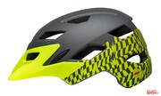 Kask Rowerowy Juniorski Bell Sidetrack Integrated Mips Wavy Checks Matte Retina Sear Roz. Uniwersalny (50-57cm) (New 2024) Bell