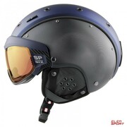 Kask Narciarski Casco SP-6 Visier navy-black structure Casco