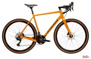 Rower Gravel Kross Esker 8.0 Pomarańczowy/Szary Połysk Kross