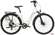 Rower Elektryczny Trekkingowy Kross Trans Hybrid LS 1.0 349 Perłowy Czarny Kross