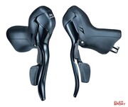 Klamkomanetki Microshift R8, Para, 8.rzędowe(2X8), Kompatybilne Z Shimano, Dual Control, Czarne microSHIFT