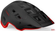 Kask Rowerowy Met Terranova MIPS Black-Red Matt Glossy Met