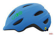 Kask Rowerowy Dziecięcy Giro Scamp Integrated Mips Matte Blue Lime Giro