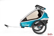 Przyczepka Rowerowa dla Dziecka Qeridoo KidGoo 1 Sport Petrol Qeridoo