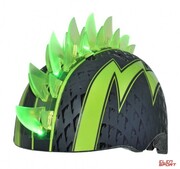 Kask Rowerowy Dziecięcy Juniorski Raskullz Bolt Led Green Roz. S Child Fs 5+ (50-54cm) (New 2025)