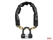 Zapięcie Rowerowe Magnum 3040 Łańcuch - 8mm 85cm - 5 X Klucze Z Kodem + Kłódka Magnum