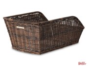 Kosz Na Tylny Bagażnik Basil Cento Rattan Look + Mounting Set For Cento Basket, Syntetyczny Ratan Brązowy, Wodoodporny Basil