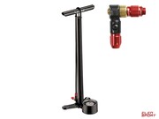 Pompka Podłogowa Lezyne Cnc Floor Drive Abs-1 Pro Chuck 220Psi Czarna Lezyne