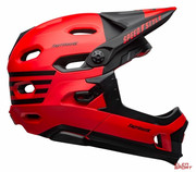 Kask Rowerowy Full Face Bell Super Dh Mips Spherical Fasthouse Matte Gloss Red Black Bell