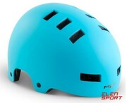 Kask Rowerowy Met Zone Cyjan Matowy Met