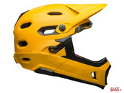 Kask Rowerowy Full Face Bell Super Dh Mips Spherical Matte Gloss Yellow Black Bell