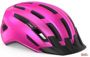 Kask Rowerowy Met Downtown Pink Glossy Met
