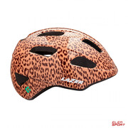 Kask Rowerowy Dziecięcy Lazer Pnut KinetiCore 46-52cm brown leopard Lazer