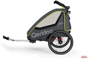 Przyczepka Rowerowa dla Dziecka Qeridoo Qupa 2 Lime Qeridoo
