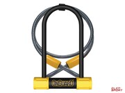 Zapięcie Rowerowe Onguard Bulldog Medium Dt 8015M U-Lock - 13mm 90mm 140mm - 5 X Klucze Z Kodem + Linka 10mm 120cm Onguard
