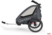 Przyczepka Rowerowa dla Dziecka Qeridoo Qupa 2 Grey Qeridoo
