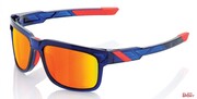 Okulary Rowerowe 100% Type-S Anthem - Hiper Red Multilayer Mirror Lens (Szkła Czerwone Lustrzane Wielowarstwowe, LT 21%) 100%