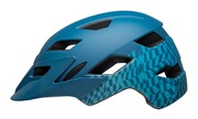 Kask Rowerowy Dziecięcy Bell Sidetrack Wavy Checks Matte Blue Roz. Uniwersalny (47-54cm) (New 2024) Bell