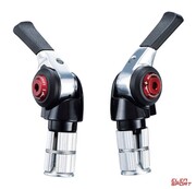 Manetki Microshift R10, Para, 10.rzędowe(2/3X10), Kompatybilne Z Shimano, Bar End Shifter, Lewa: Friction Prawa: Indeksowanie/friction microSHIFT