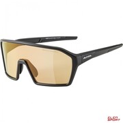 Okulary Rowerowe Alpina Ram Hvlm+ Kolor Black Matt Szkło Red Mirror S1-3 Alpina