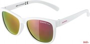 Okulary Rowerowe Alpina Junior Luzy Kolor White Gloss Szkło Pink Mirror Cat.3 Alpina