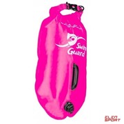 Bojka Asekuracyjna do Pływania z Suchą Komorą SwimGuard Pink Różowa SwimGuard