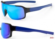 Okulary Rowerowe Accent Hero Junior Czarno - Niebieskie Accent